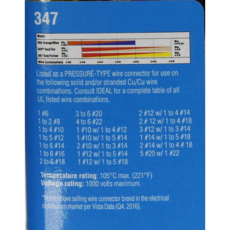 IDEAL Twister ProFLEX Rojo/Amarillo (100/Envase) - 30-1147P