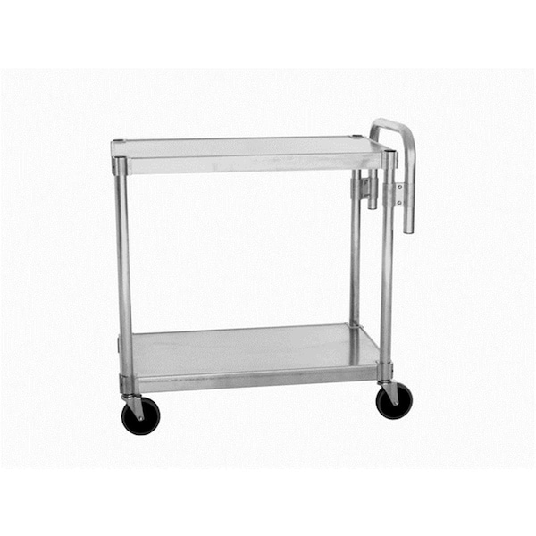 Daphnes Dinnette NUC1824 2 Tier Aluminum Utility Carts, 36 x 18 x 24 in. - DA2638088