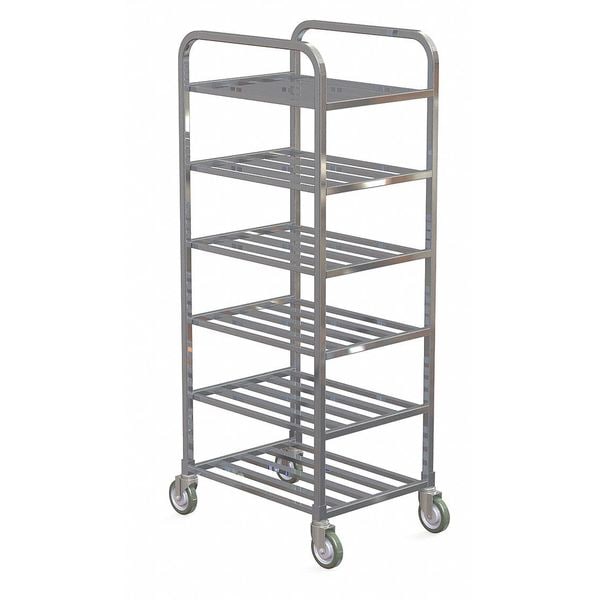 R.W. Rogers Co Shelf Universal Cart, Aluminum, 6, Shelf - 01-AUSC6T1826-ST