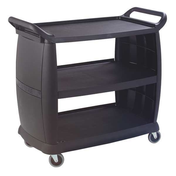 Zoro Select Large Bussing and Transport Cart, Black - CC224303