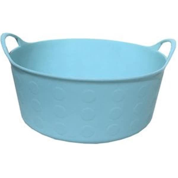 Totalturf 4 gal Tuff Flex Tub - Sky Blue - TO950183