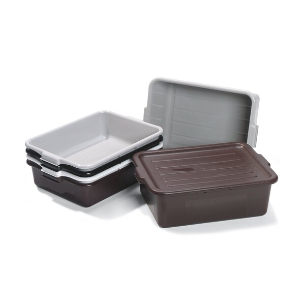 Carlisle Foodservice Bus Box, 15"x20"x5", Blk, PK12 - 4401003
