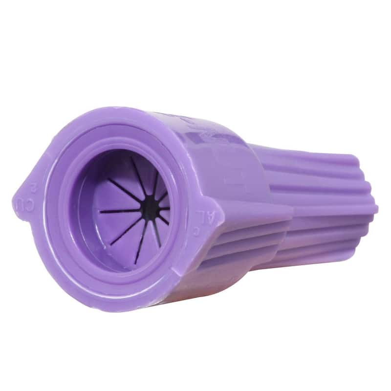 Conectores de alambre IDEAL Twister Al/Cu, morados (paquete de 10) - 30-1765S