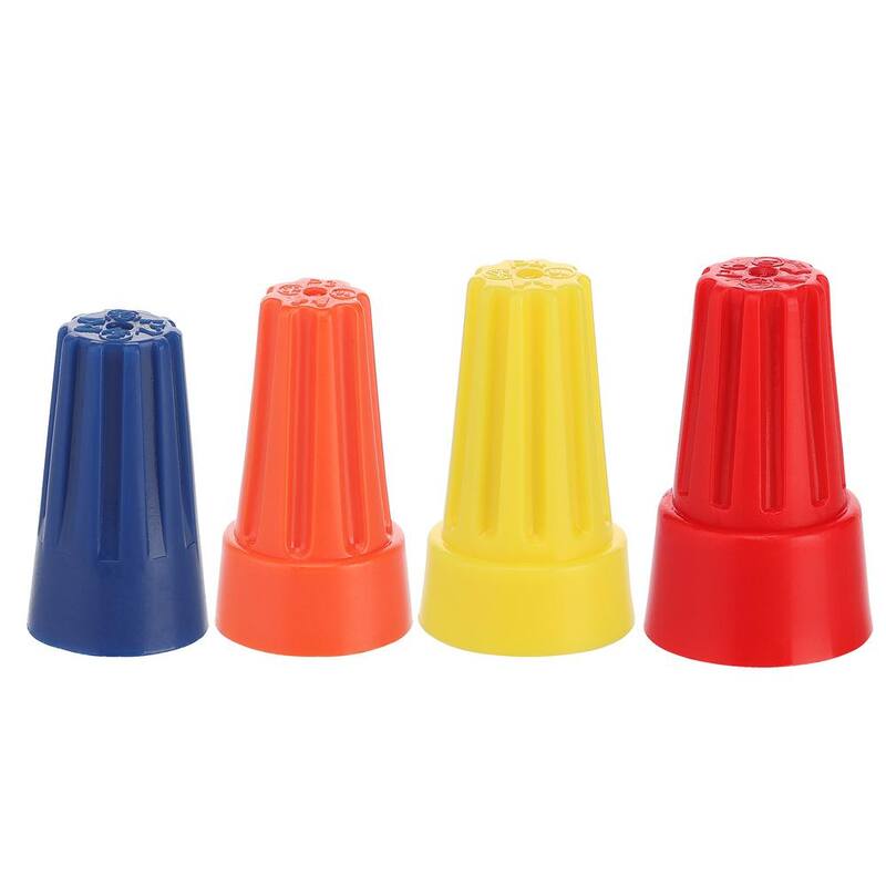 Conectores eléctricos comerciales surtidos (azul, naranja, amarillo y rojo) estándar (paquete de 360) - ESA-360