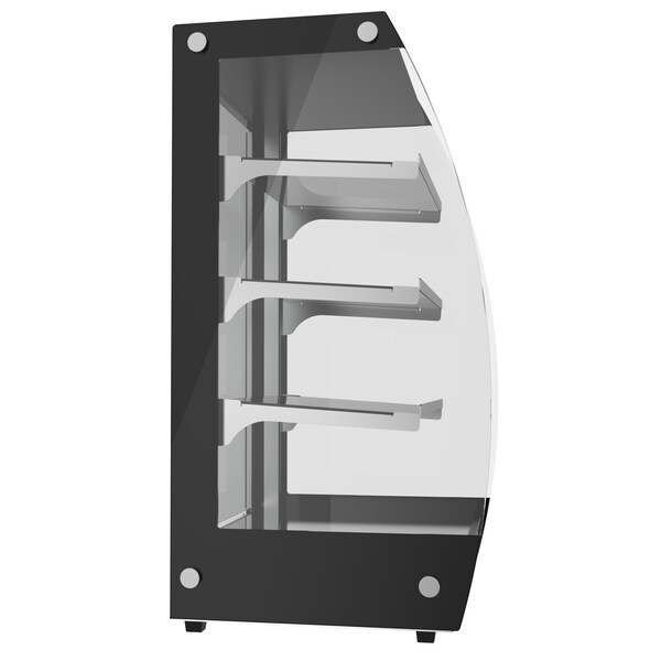 Koolmore Glass Bakery Display case 4 Tier Self Service Pastry Case with LED lighting and Rear Door - DC-3CB