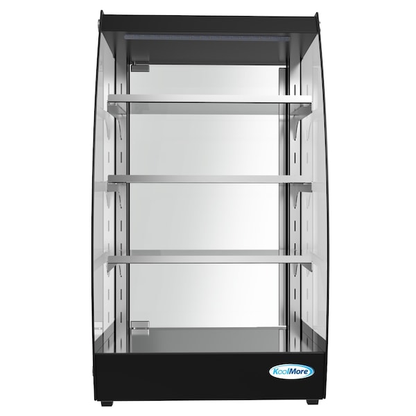 Koolmore Glass Bakery Display case 4 Tier Self Service Pastry Case with LED lighting and Rear Door - DC-3CB