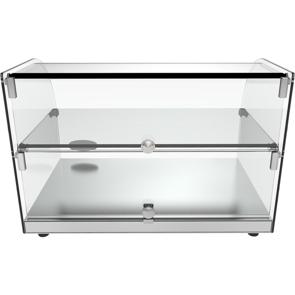 Koolmore -  22" Commercial Countertop Bakery Display Case with Front Curved Glass and Rear Door - 1.5 cu. ft. - DC-2C