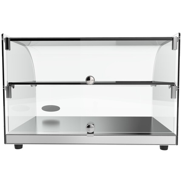 Koolmore -  22" Commercial Countertop Bakery Display Case with Front Curved Glass and Rear Door - 1.5 cu. ft. - DC-2C