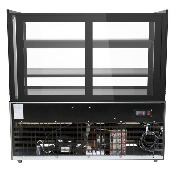 Koolmore Refrigerated Bakery Display Case for Cakes, Pies, and Pastries, 48” Stainless Steel Frame - CDHF-14C