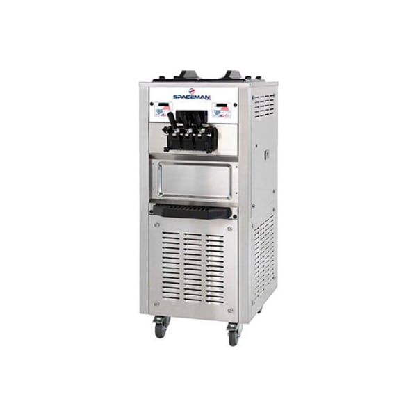 Forte Supply Spaceman 6250-C, Two Flavor, Single Twist, Mid-Capacity  Floor Standing Soft Serve Machine - 6250-C