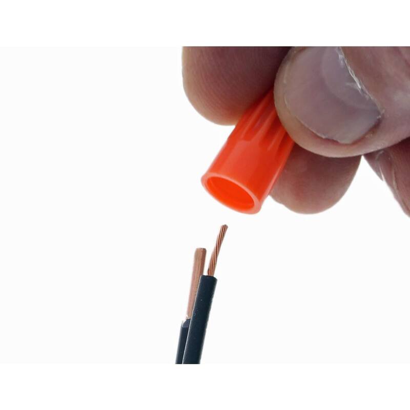 IDEAL 73B Conectores de Alambre WIRE-NUT color Naranja (paquete de 250) - 30-1073J
