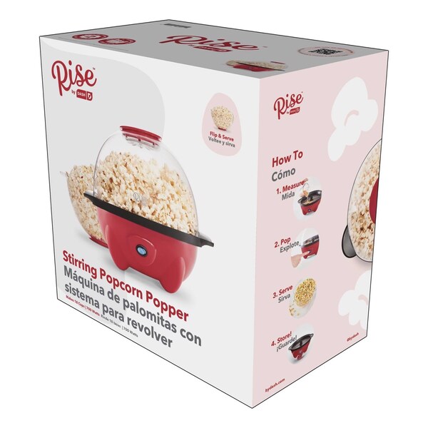 Rise By Dash Red 4.5 qt Oil Popcorn Machine - RSP450GBRR04