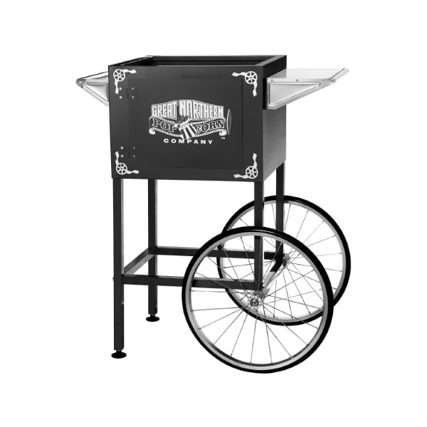 Great Northern Popcorn 6401 Black Replacement Cart for Larger Lincoln Style Great Northern Popcorn Machines - 200785TSQ