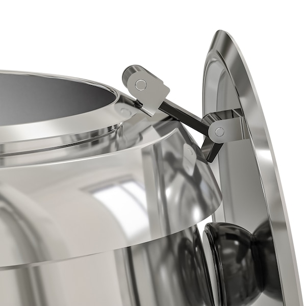 Koolmore Commercial Soup Kettle Warmer with Hinged Lid and Removable Stainless-Steel Pot Insert - SK-SS-3G