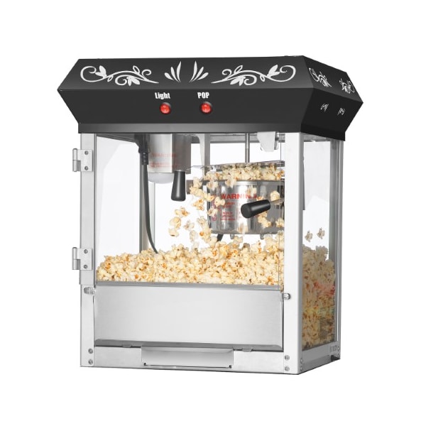 Great Northern Popcorn 6105 Great Northern Popcorn Black Foundation Popcorn Popper Machine, 6 Ounce - 849980MFA