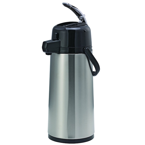 Service Ideas EcoAir Airpot with Lever Lid, 1.9 Liter, Glass vacuum insulated - ECAL19S
