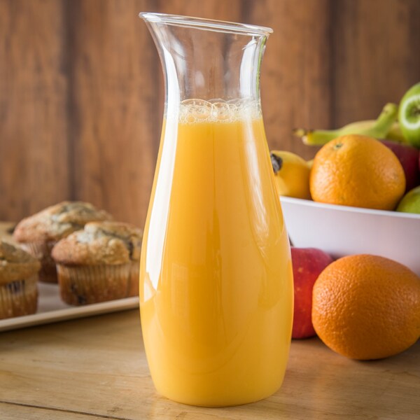 Carlisle Foodservice Carafe, 1 Liter, Clr, PK12 - 7090207