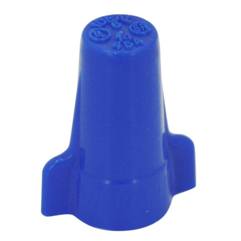 Conectores de alambre con tuerca de alas azules IDEAL 454 (paquete de 25) - 30-454P