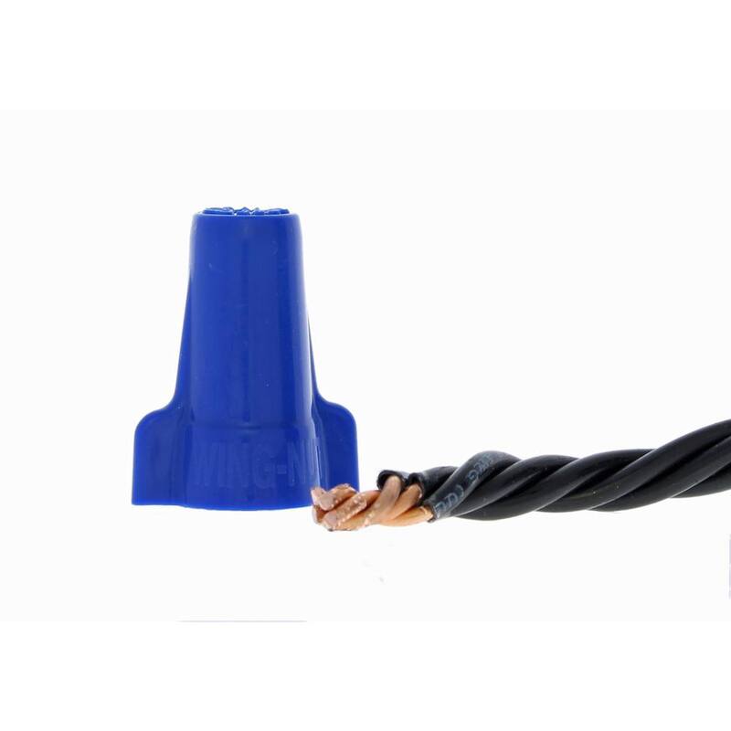 Conectores de alambre con tuerca de alas azules IDEAL 454 (paquete de 25) - 30-454P