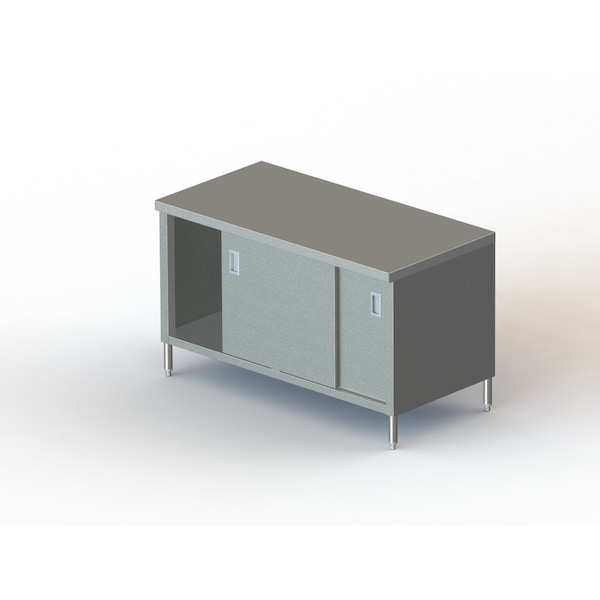 Aero Manufacturing Delux Enclosed Based Cabinet Sliding Doors, 30" W X 84" L-R - 3TSOD-3084