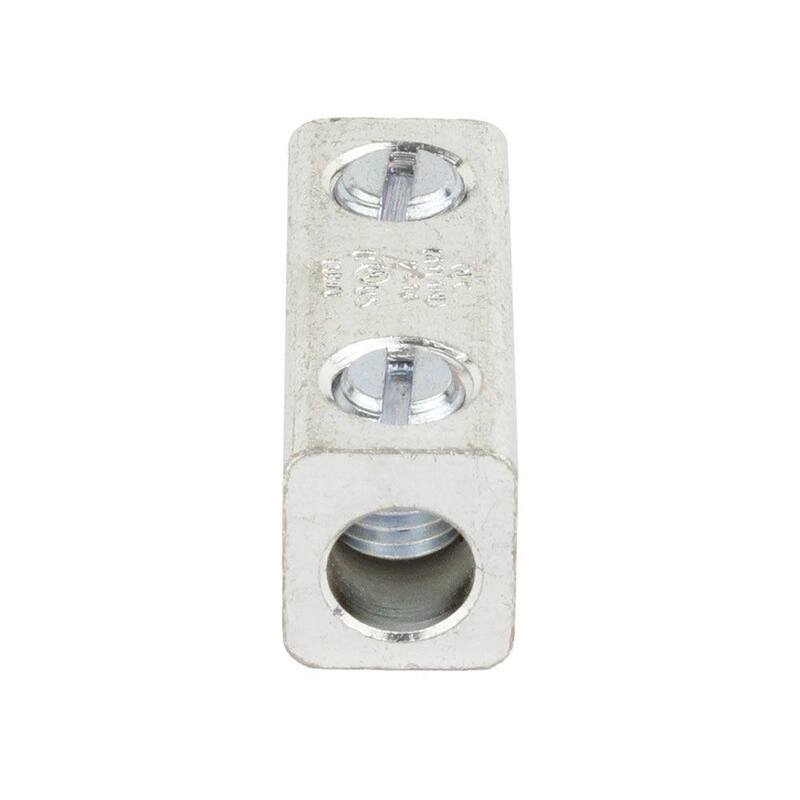 Empalme/reductor de aluminio de doble clasificación 14-2 AWG para electricidad comercial (paquete de 2) - G61101HD