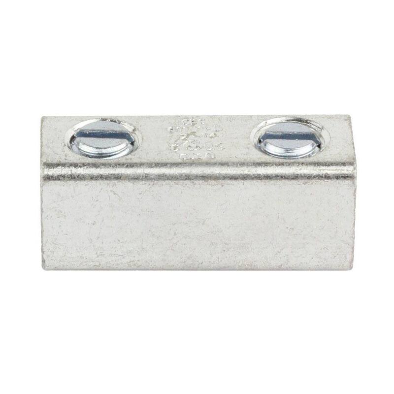 Empalme/reductor de aluminio de doble clasificación 14-2 AWG para electricidad comercial (paquete de 2) - G61101HD