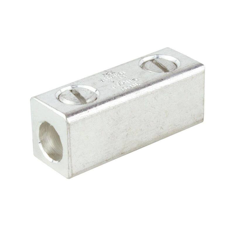 Empalme/reductor de aluminio de doble clasificación 14-2 AWG para electricidad comercial (paquete de 2) - G61101HD