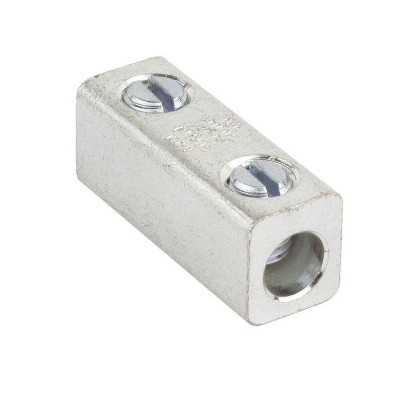 Empalme/reductor de aluminio de doble clasificación 14-2 AWG para electricidad comercial (paquete de 2) - G61101HD