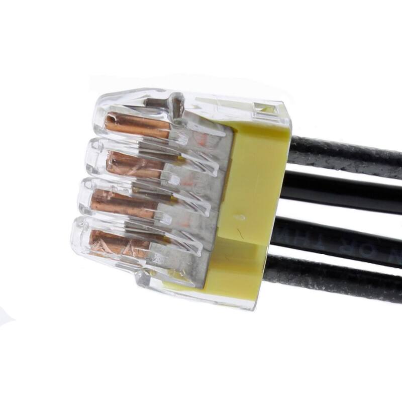 IDEAL In-Sure Conectores para Cables Amarillos de 4 Puertos (Frasco de 200) - 30-1034J