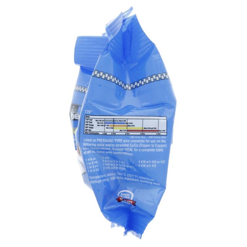 Conectores de cables IDEAL 72B Blue WIRE-NUT (paquete de 100) - 30-172P