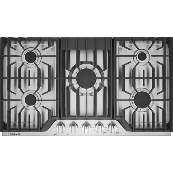 Almo Frigidaire 36-in. Stainless Steel Gas Cooktop - FCCG3627AS