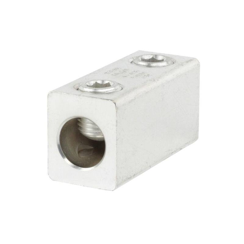 Empalme/Reductor de Aluminio de 14-1/0 AWG Clasificado para Uso Dual para Electricidad Comercial (Paquete de 2) - G61102HD