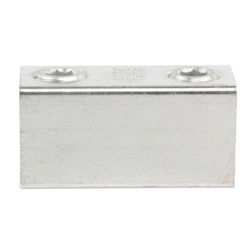Empalme/Reductor de Aluminio de 14-1/0 AWG Clasificado para Uso Dual para Electricidad Comercial (Paquete de 2) - G61102HD