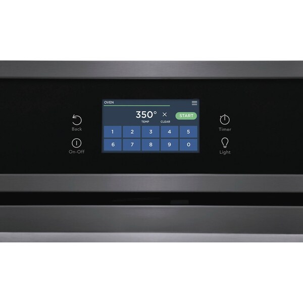Almo Frigidaire 30-in. Single Electric Convection Wall Oven, Black Stainless Steel - FCWS3027AD