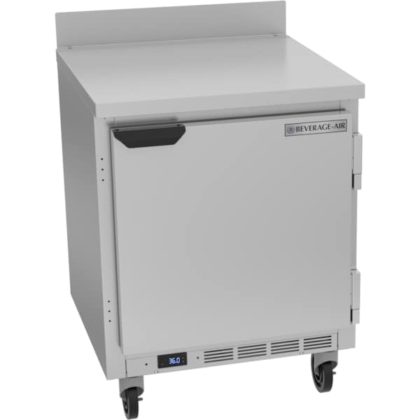 Beverage-Air Refrigerator, Worktop Style, 5.25 cu. Ft, 27"W - WTR27HC