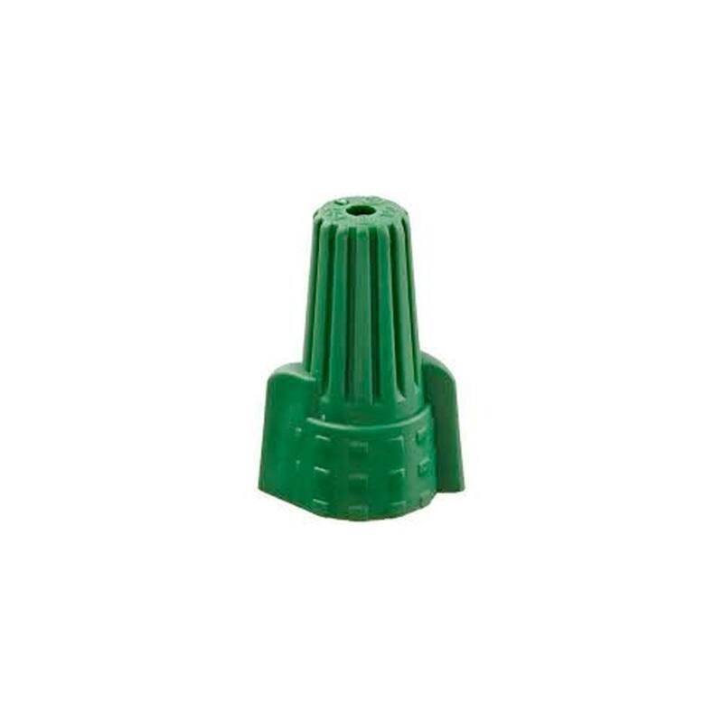 Conectores de alambre alado eléctricos comerciales, verde (paquete de 15) - EWN-15