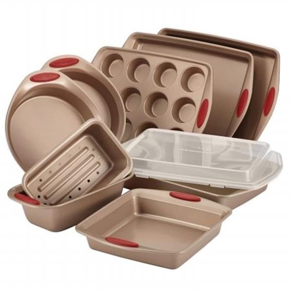 Rachael Ray Rachael Ray 52410 10 Piece Cucina Nonstick Bakeware Set; Latte Brown - 52410