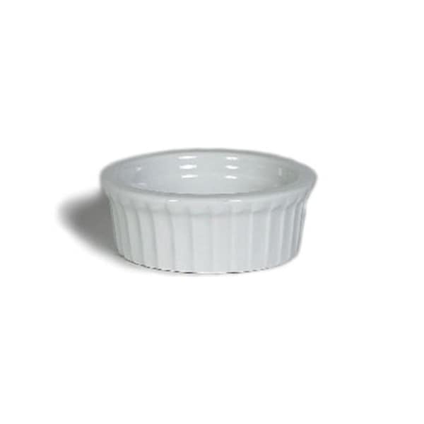 Tuxton China Ramekin Fluted 1.5 oz. - Porcelain White - 4 Dozen - BPX-0162