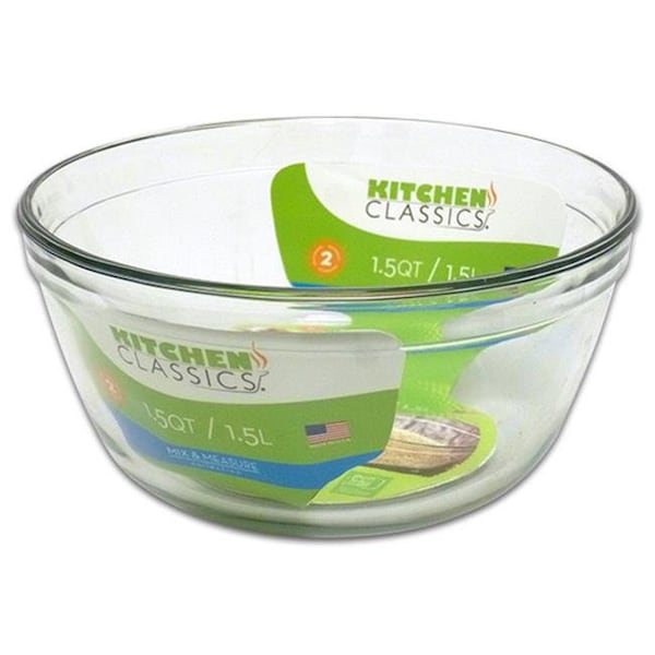 Libra Libra 240461 1.5 Quarts Glass Mixing Bowl - 240461