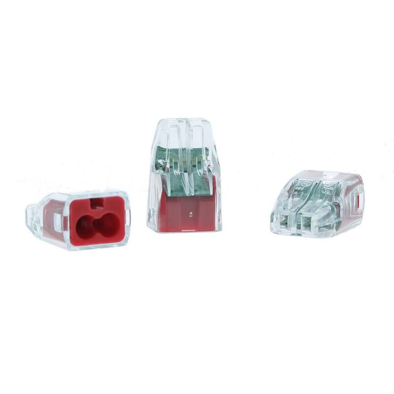 IDEAL 32 Conectores de dos puertos Red In-Sure (paquete de 100) - 30-1032P