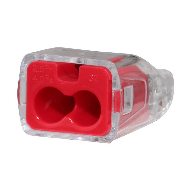 IDEAL 32 Conectores de dos puertos Red In-Sure (paquete de 100) - 30-1032P