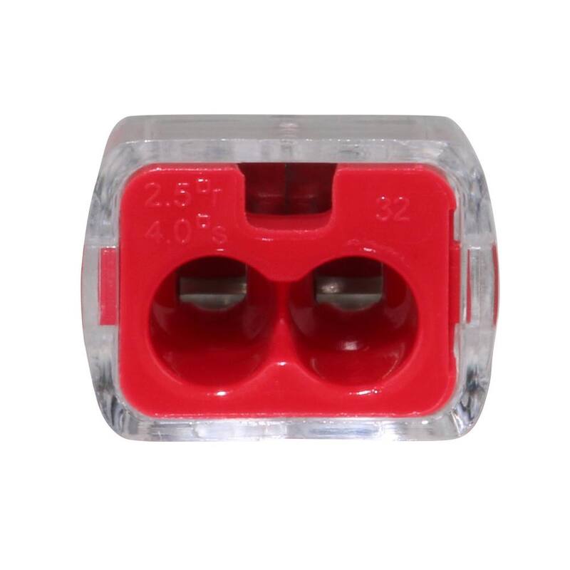 IDEAL 32 Conectores de dos puertos Red In-Sure (paquete de 100) - 30-1032P