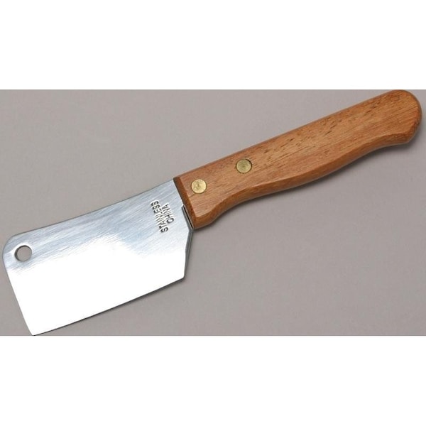 Chef Craft Chop Knife, Stainless Steel Blade, Wood Handle - 20865
