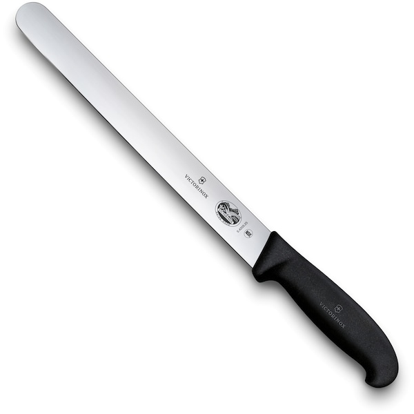 Swiss Army Brands Victorinox 40542 Kitchen Fibrox Pro Slicing 10In Straight Blade, 10.25In Width At Handle Black - VIC-5.4203.25