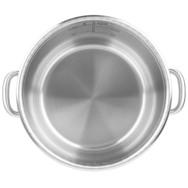 Vollrath Co Vollrath® Tri-Ply Stainless Steel Stock Pot, 77600, 16 Quart Capacity, 8-1/2" Depth - 77600