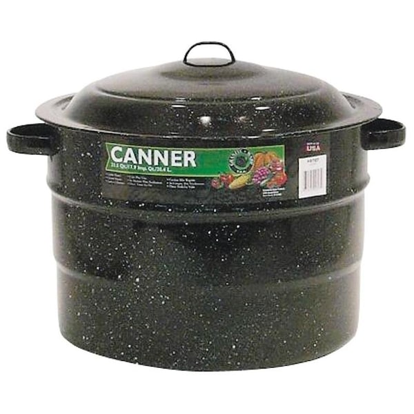 Granite Ware F07072 Canner, 215 qt Capacity, Steel, Porcelain EnamelCoated - 319814