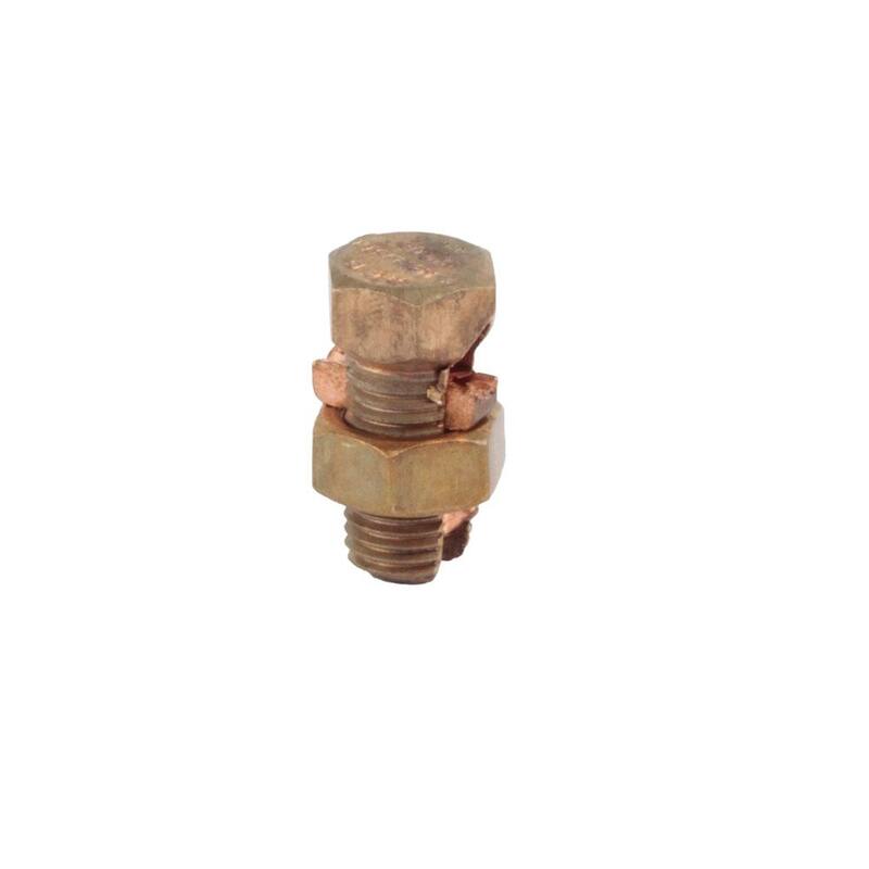 Conector en barril de cobre de 10 AWG a 8 AWG para electricidad comercial (paquete de 2) - GOEC-15