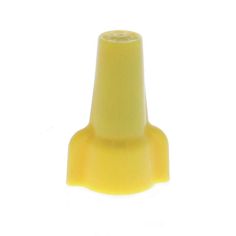 IDEAL 451 Tuercas de Ala Amarilla Conectores de Alambre (500 por frasco) - 30-651J