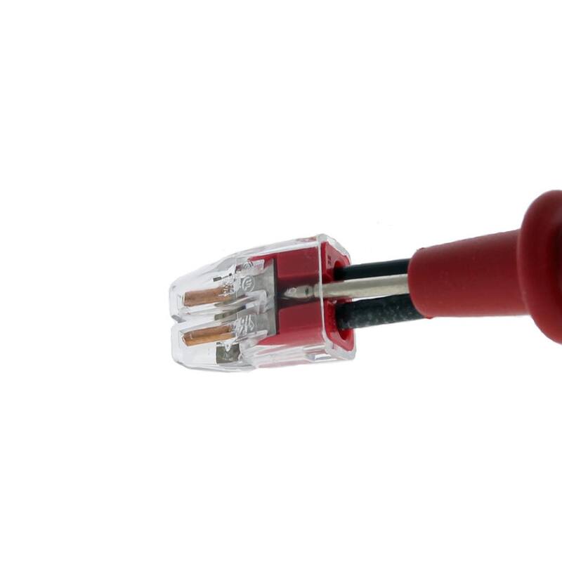 Conector de cable IDEAL In-Sure de 2 puertos, rojo (frasco de 300) - 30-1032J