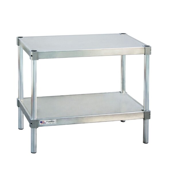 New Age Stand, Stationary, 42"x18"x36", Aluminum - 21842ES36P